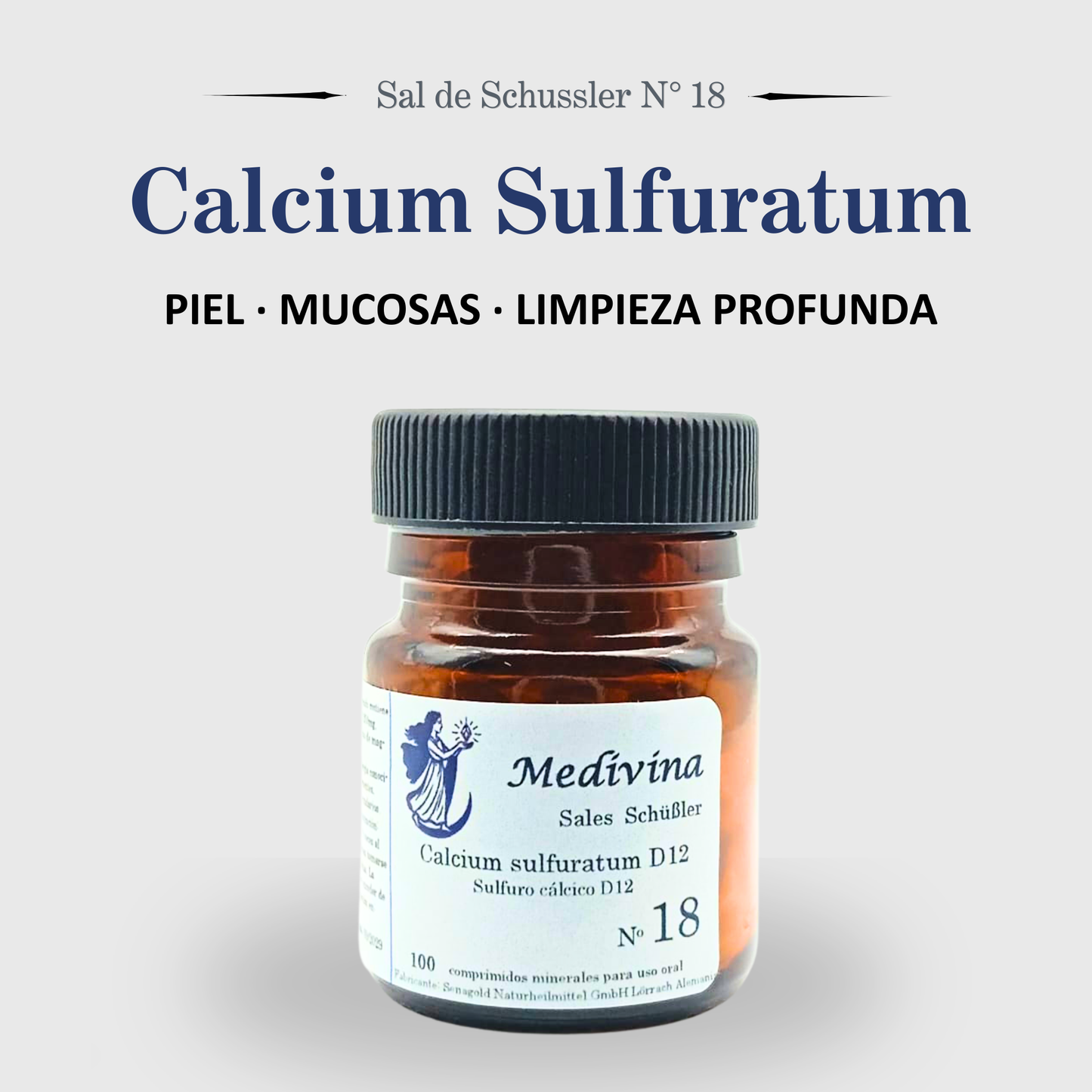 Sal de Schüssler Nº18 Calcium Sulfuratum
