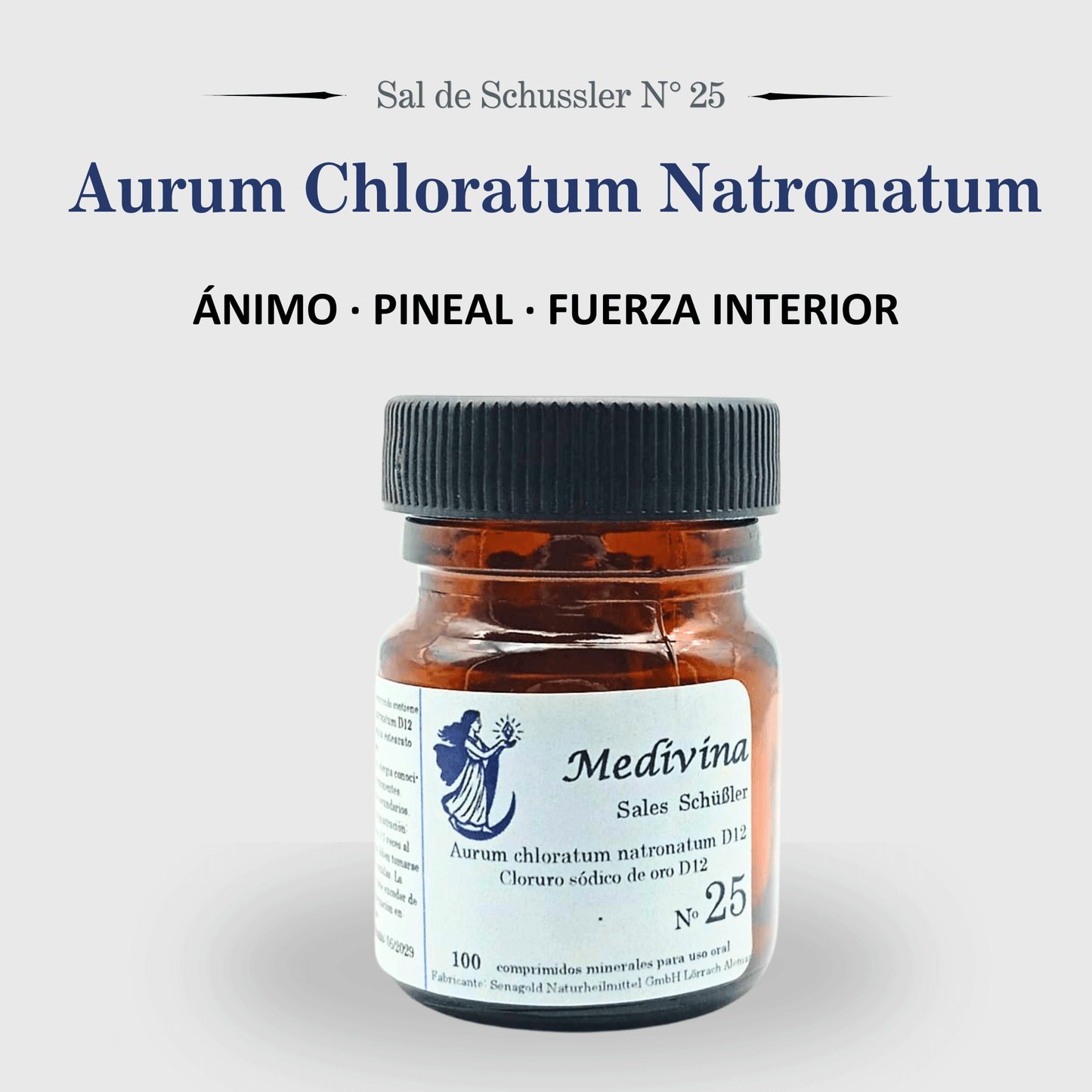 Sal de Schüssler Nº25 Aurum Chloratum Natronatum