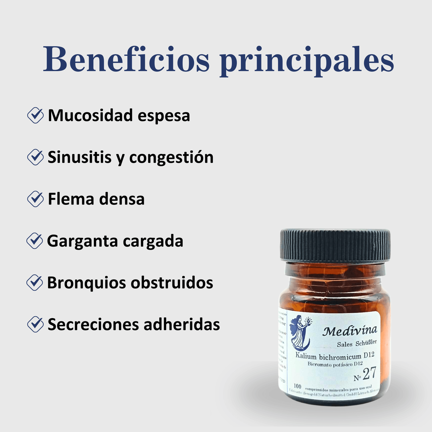 Sal de Schüssler Nº27 Kalium Bichromicum