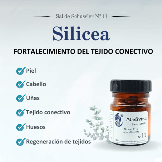 Sal de Schüssler Nº11 Silicea – Piel, cabello, uñas y regeneración del tejido conectivo