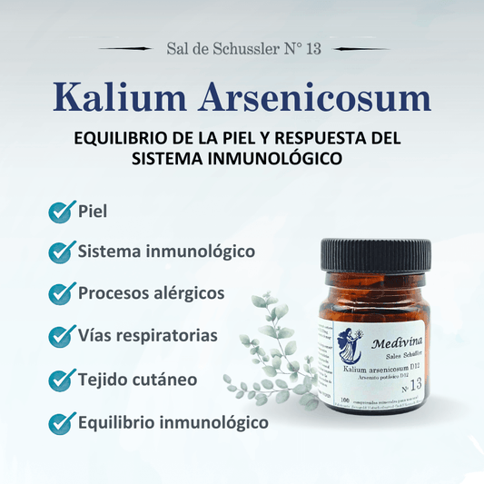 Schussler Salt No. 13 Potassium Arsenicosum - The Skin Whisperer