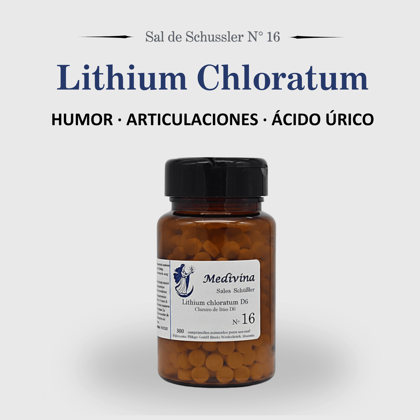 Schussler Salt No. 16 Lithium Chloratum - The Mood Enhancer 