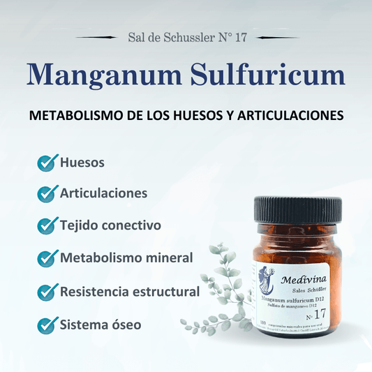 Schussler Salt No. 17 Manganum Sulfuricum - The Motivator of Movement