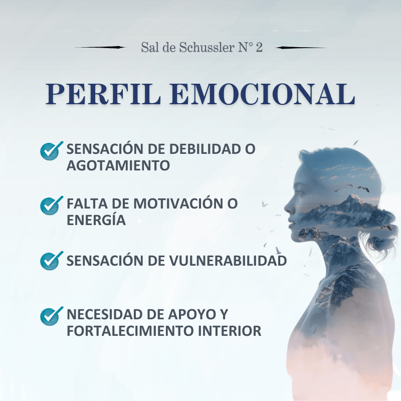 Sal de Schüssler Nº2 Calcarea Phosphorica – Formación de huesos, dientes y recuperación física