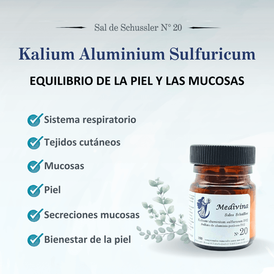 Schussler Salt Nº20 Potassium Aluminum sulphuricum - The Clarifier 
