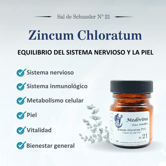 Schussler Salt Nº21 Zincum Chloratum - The All-Terrain