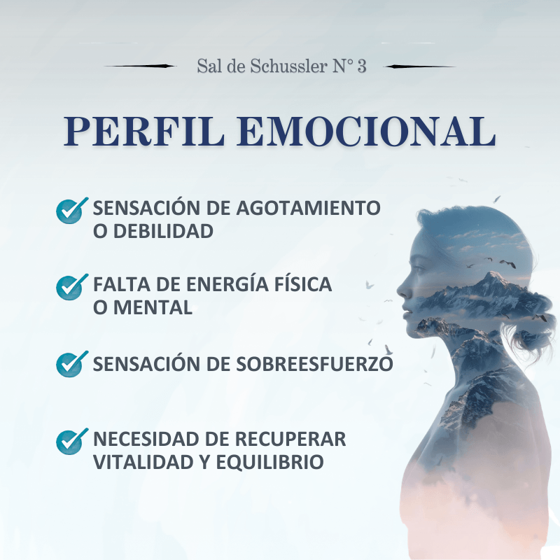 Sal Schussler Nº3 Ferrum Phosphoricum - Fortaleza y Energía Interna