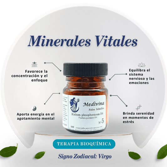 Sal Schussler Nº5 Kalium Phosphoricum - Claridad Mental y Energía Emocional