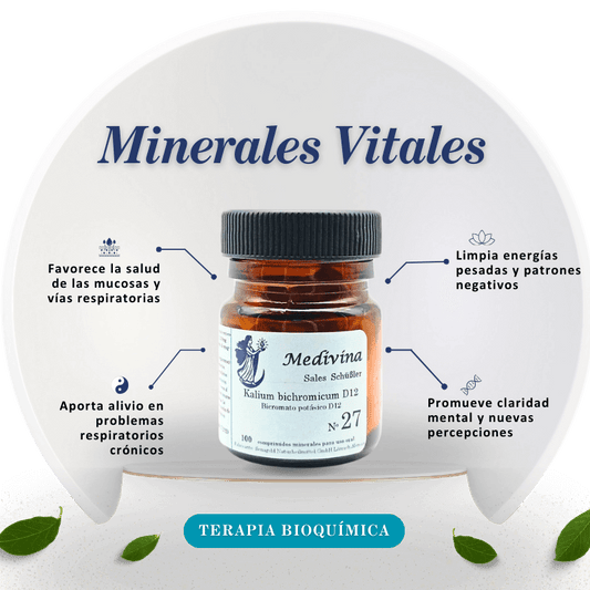 Sal Schussler Nº27 Potassium Bichromicum - El Ayudante de las Mucosas