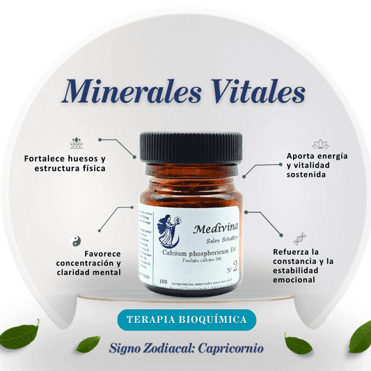 Sal Schussler Nº2 Calcium Phosphoricum - Fortaleza y Energía desde la Base